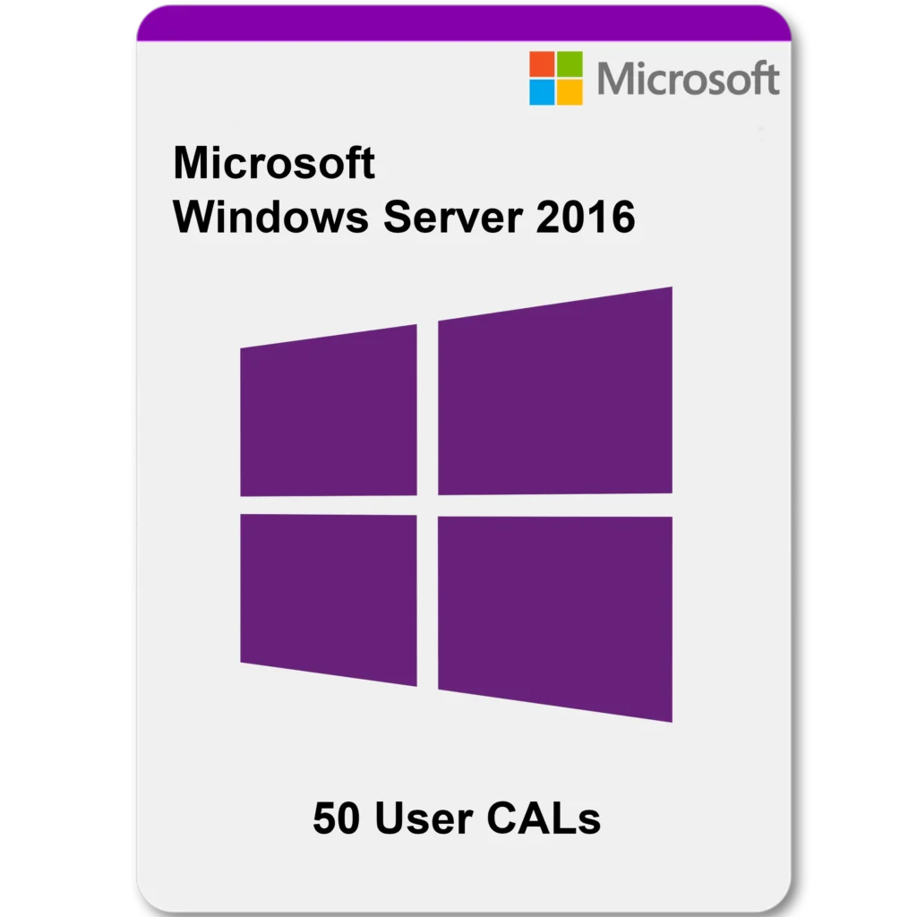 Microsoft Windows Server 2016 50 User Cals Product key
